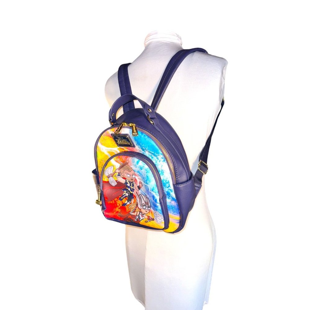 Loungefly Marvel Studios Thor: Love and Thunder Mini Back Pack - Picture 5 of 14